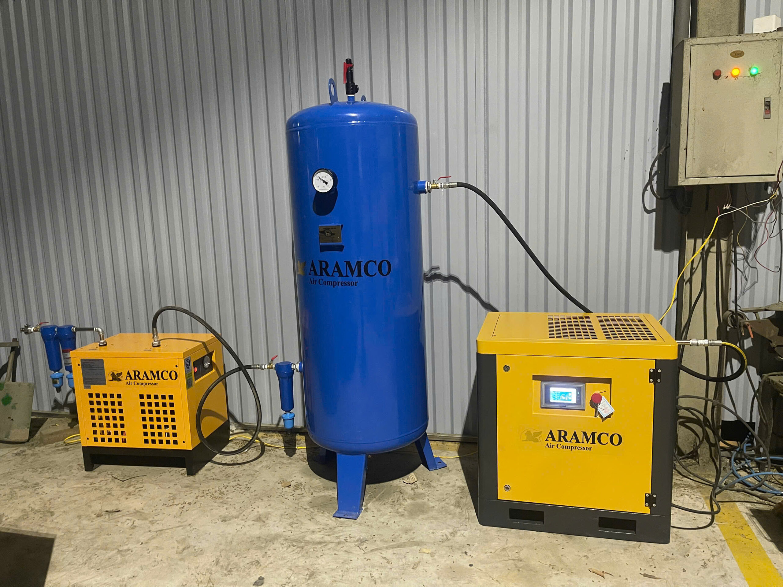 Máy nén khí trục vít cơ 15KW- 20HP 0.8Mpa IP23 2 Máy nén khí trục vít cơ 15KW- 20HP 0.8Mpa IP23 - Ảnh 2
