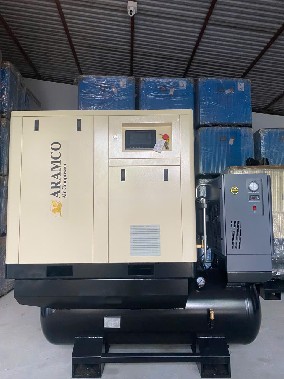 Máy Nén Khí Trục Vít Tổ Hợp Cao Áp 20HP 16bar 2 Máy Nén Khí Trục Vít Tổ Hợp Cao Áp 20HP 16bar - Ảnh 2