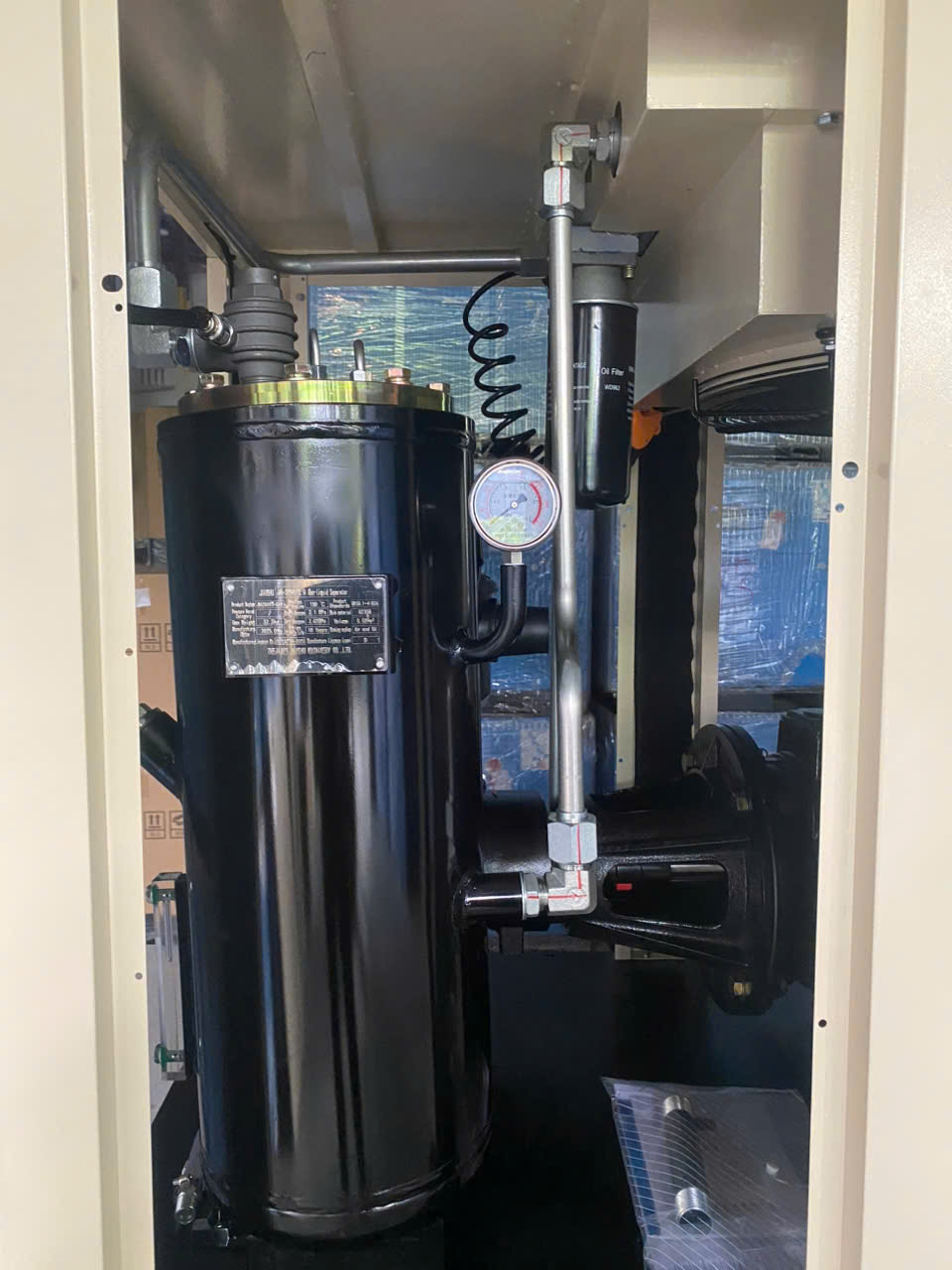 Máy Nén Khí Trục Vít Tổ Hợp Cao Áp 20HP 16bar 7 Máy Nén Khí Trục Vít Tổ Hợp Cao Áp 20HP 16bar - Ảnh 7