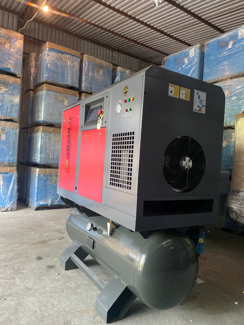 Máy Nén Khí Trục Vít Tổ Hợp Cao Áp 20HP 16Bar Chính Hãng, Bền Bỉ 7 Máy Nén Khí Trục Vít Tổ Hợp Cao Áp 20HP 16Bar Chính Hãng, Bền Bỉ - Ảnh 7