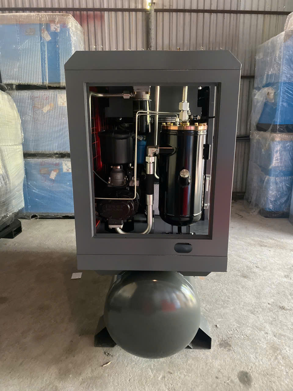 Máy Nén Khí Trục Vít Tổ Hợp Cao Áp 20HP 16Bar Chính Hãng, Bền Bỉ 3 Máy Nén Khí Trục Vít Tổ Hợp Cao Áp 20HP 16Bar Chính Hãng, Bền Bỉ - Ảnh 3
