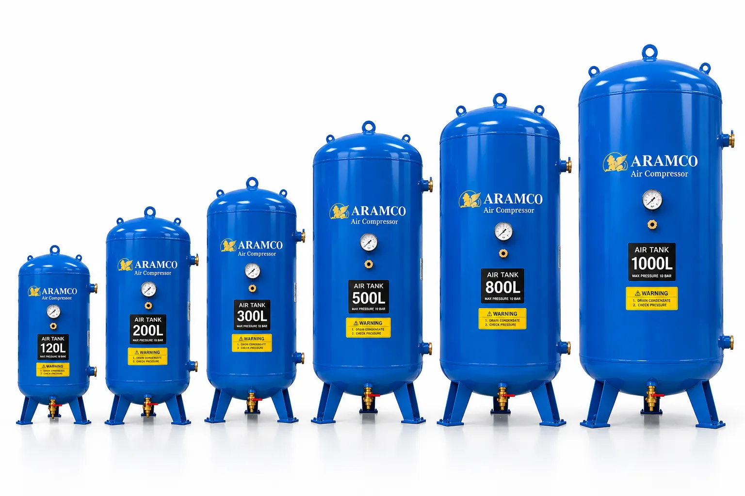 Các mẫu bình tích khí ARAMCO đang được cung cấp
