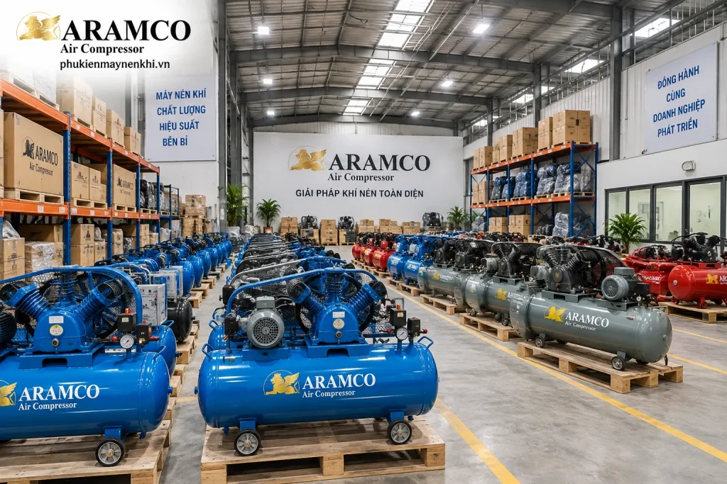 ARAMCO Air Compressor cung cấp máy nén khí Piston và các thiết bị khí nén