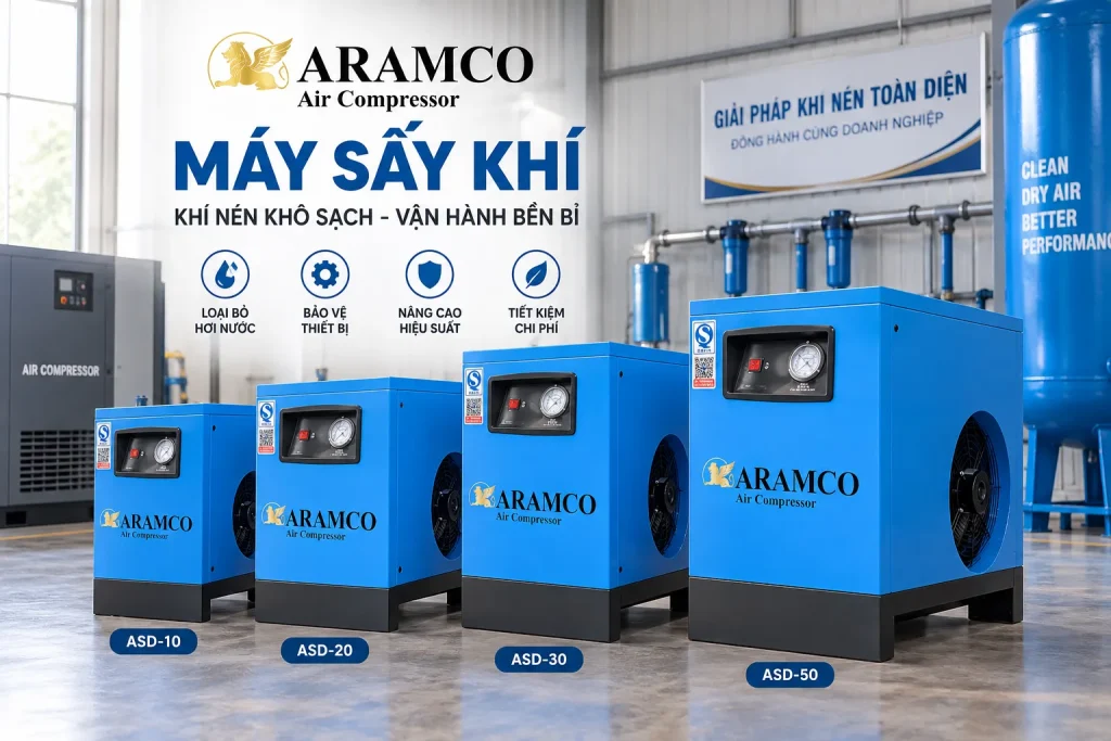 ARAMCO cung cấp máy sấy khí và giải pháp thiết bị khí nén